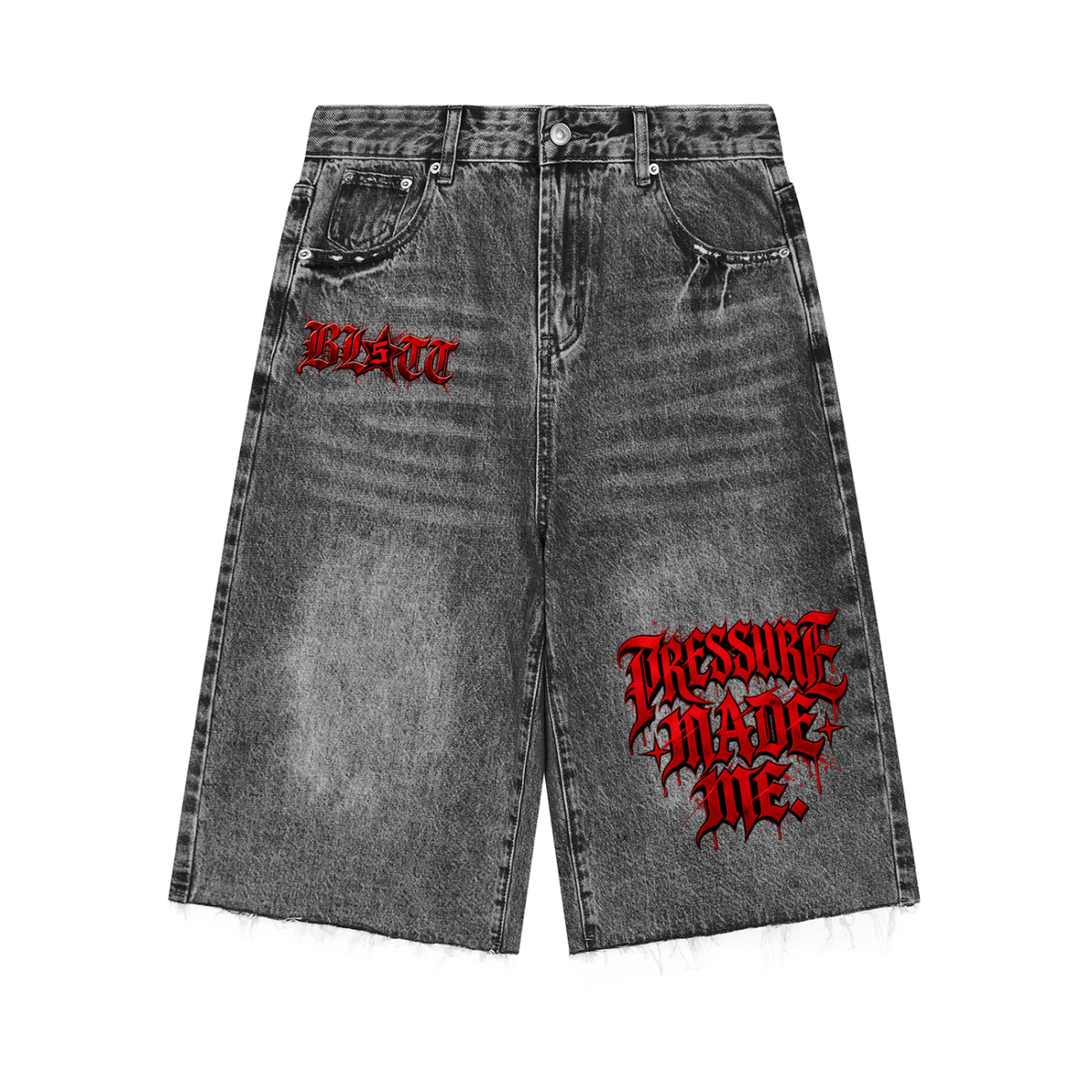 Men’s Vintage Wide Leg Denim Shorts