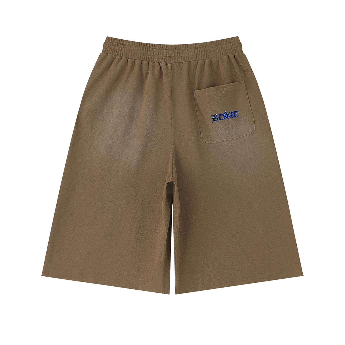 Unisex Sunfade Raw Edge Shorts