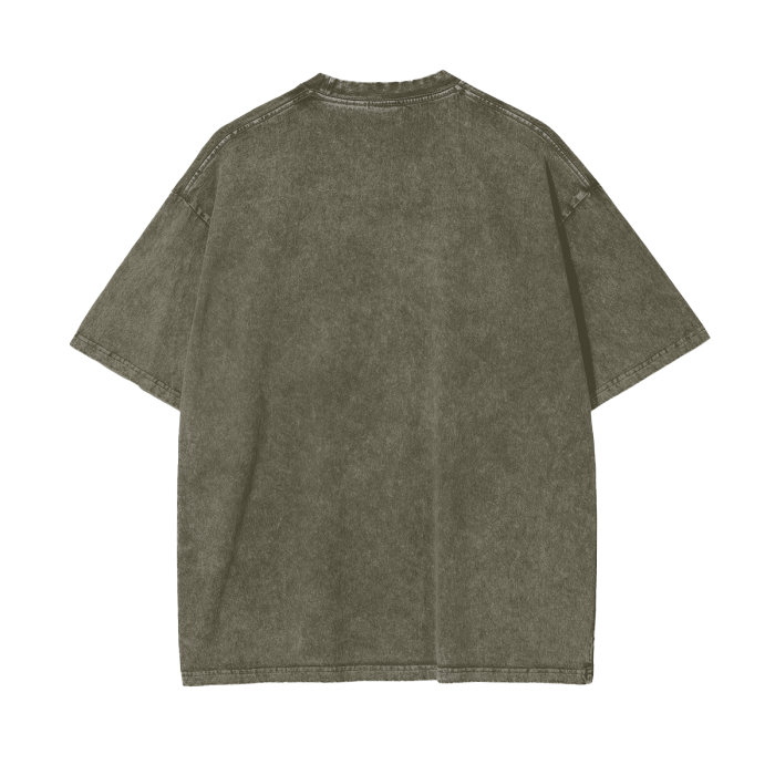 Rebellion Runway Oversized Acid Wash Tee