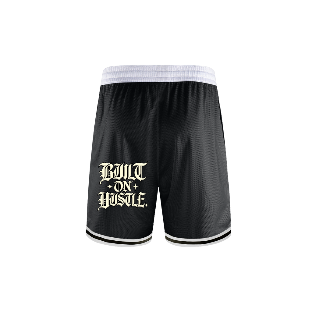 Classic Stripe Trim Basketball Shorts
