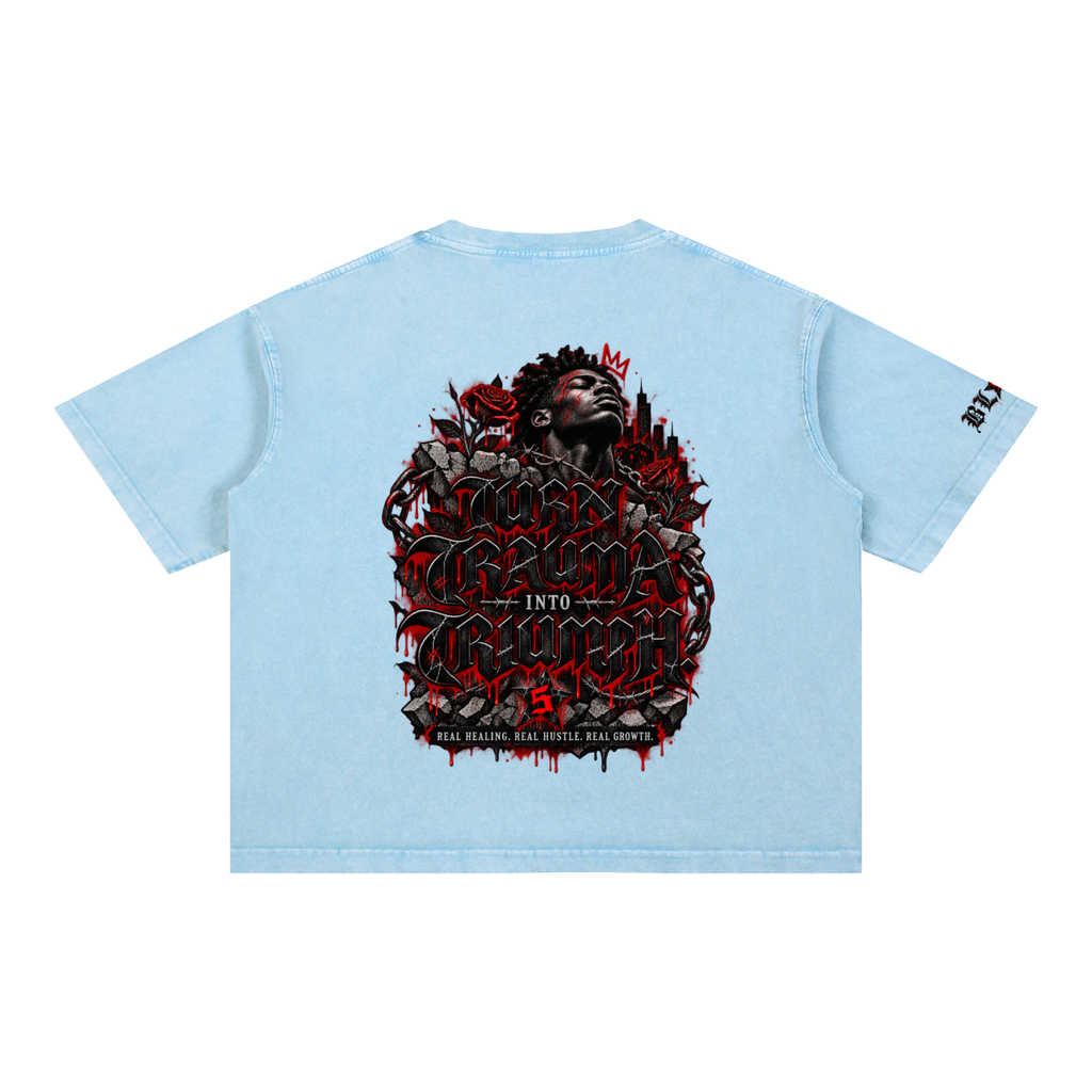 Mineral Wash Boxy Cotton T-Shirt