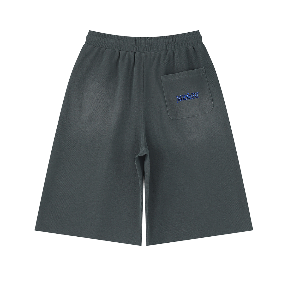Unisex Sunfade Raw Edge Shorts
