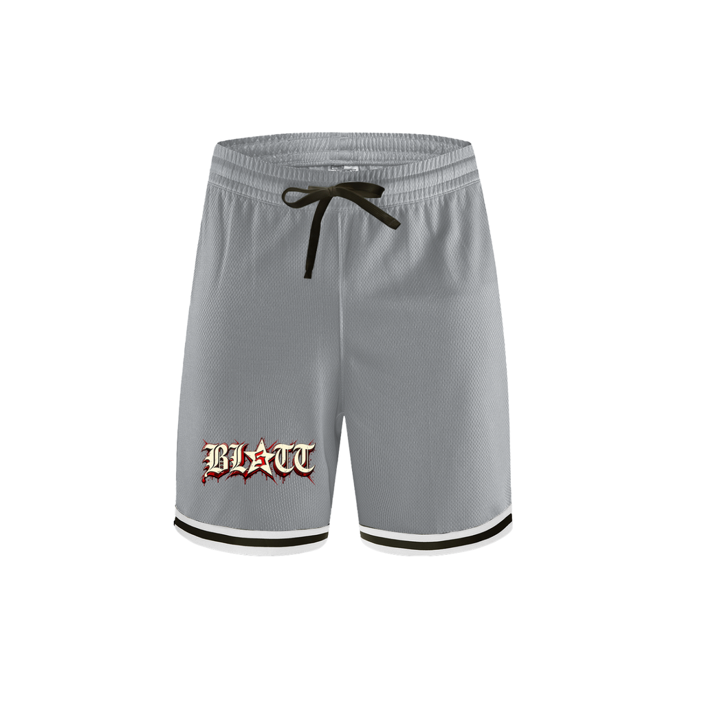 Classic Stripe Trim Basketball Shorts