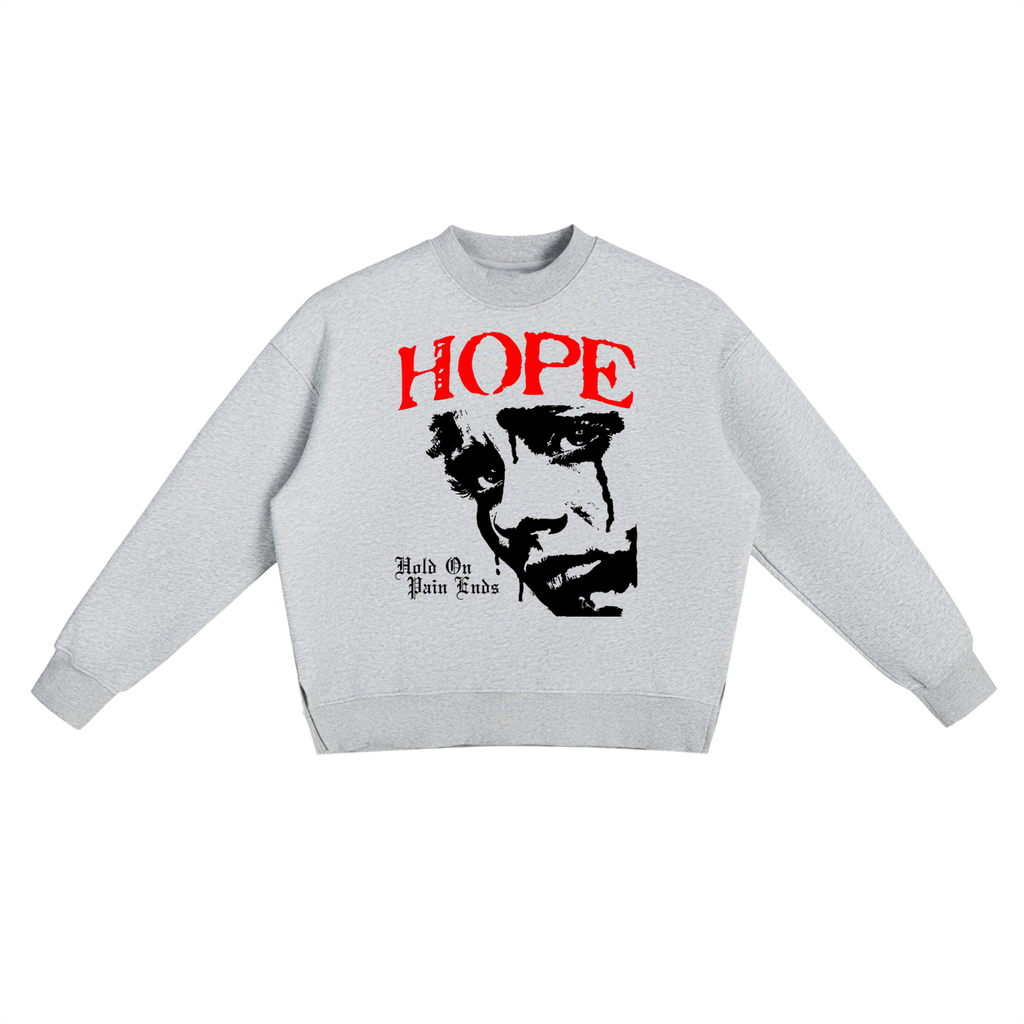 "Hold On Pain Ends" Fleece Crewneck