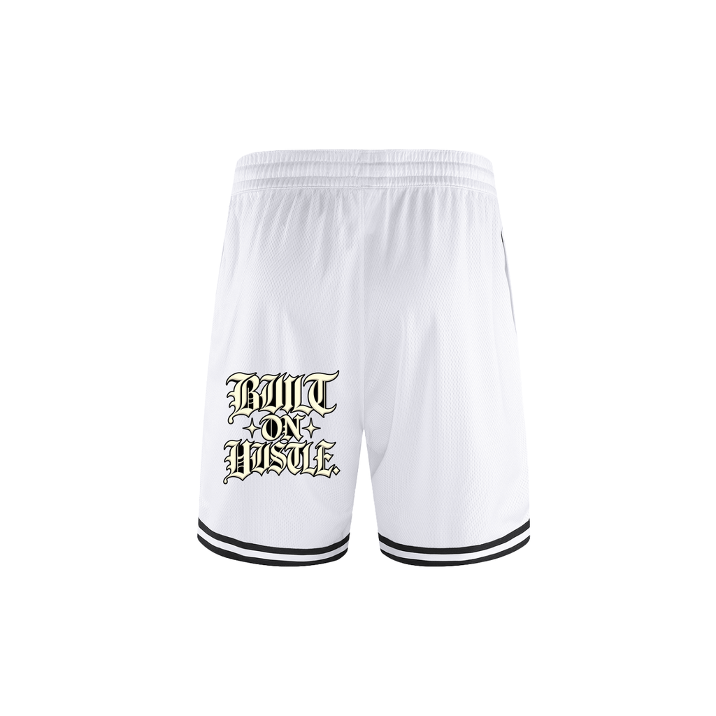 Classic Stripe Trim Basketball Shorts