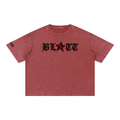 Mineral Wash Boxy Cotton T-Shirt