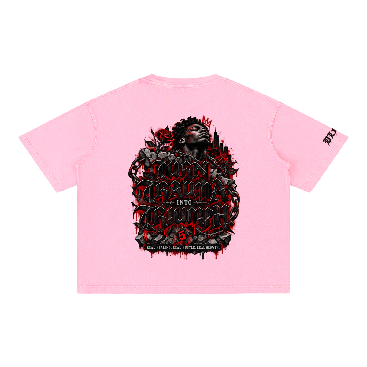 Mineral Wash Boxy Cotton T-Shirt