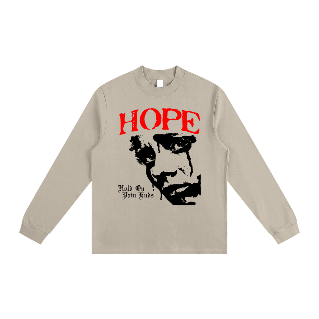 "Hold On Pain Ends" Mock Neck Sweatshirt