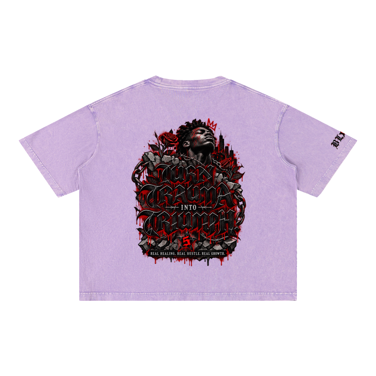 Mineral Wash Boxy Cotton T-Shirt